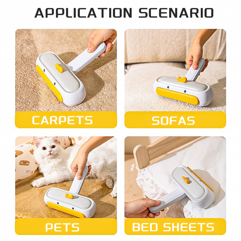 Reusable Pet Hair Remover Roller for Furniture, Clothes & Car – No Sticky Tape