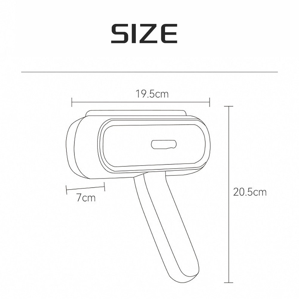 Reusable Pet Hair Remover Roller for Furniture, Clothes & Car – No Sticky Tape